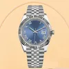 Relógio de luxo de qualidade relógios mecânicos automáticos de alta qualidade aço azul mostrador cerâmica safira espelho super luminoso montre negócios à prova d'água relógios vintage