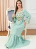 Ethnic Clothing Women Muslim Dress Kebaya Kaftan Hijab Abaya Dubai Luxury Caftan Marocain Embroidery Evening Dresses 2023 Ramadan Islam