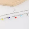 Chains Fashion Colorful Mushroom Pendant Necklace Women Metal Sweater Chain Necklaces Female Jewelry Collar Mujer