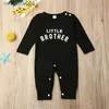 Jumpsuits Pudcoco 2021 Pasgeboren Baby Jongen Lange Mouw Broertje Romper Jumpsuit Een Stuk KledingL231101