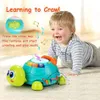 Keyboards Piano Baby Toys 0 6 12 Months Musical Turtle Toy Lights Sounds Musical Toy For Baby Girl Boy Montessori Educational Toy for Kids 1 2 3 231031