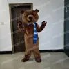 Trajes de mascote de urso de pelúcia de Halloween de alta qualidade Carnaval de tema de desenho animado unissex tamanho adulto roupa de festa de Natal terno para homens mulheres