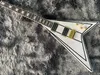 الصين OEM Guitar Guitar White Color و Black Line Golden Hardware 6 Strings