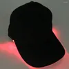 Berretti Berretto con visiera unisex Cappello Moda Tinta unita LED Luminoso Baseball Festa di Natale