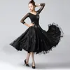Сценическая одежда 2023 бальные танцы платье черное современное танце
