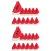 Party Decoration 24 Pcs Simulated Watermelon Slices House Decorations Home Model Pography Props Fruit Lifelike Plastic Imitation Food Soda