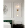 Lampade da parete Lanterna Applique Lampada da testa moderna in cristallo a luce led per esterno Bagno Vanity Bed Head Lampen Stili antichi