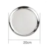 Plates Brand Durable Plate Tray Stainless Steel 14/17/20/23/26cm Accessories Breakfast Dining Dinner Dinnerware Dish