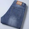 Jeans pour hommes Jeans pour hommes Designer de luxe Leedex 2022 Printemps Nouvelle photo physique Spécial hommes élastiques affaires tube droit RH0Q