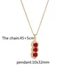 Pendentif Colliers Européen Et Américain Simple Tempérament Du Rich Bean Collier Version Coréenne Personnalité Chandail Chaîne Fash