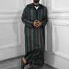 Vêtements ethniques Ramadan Robe musulmane Abayas Dubaï Dubaï Costumes islamiques à capuche à capuche