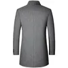 Men's Wool Blends Hommes cachemire laine mélanges Trench manteaux longues vestes d'hiver automne hiver manteaux mâle affaires décontracté Trench manteaux taille 4XL 231101