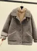 Women's Jackets Jackets For Women Winter Women's Lamb Plush Thicken Warm Coats Long Sleeve Pocket Loose Casual All-match Fur In One Jacket 231101
