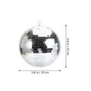 Décorations de Noël 1pc miroir boule disco suspendu boule disco réfléchissant boule disco KTV décoration suspendue de noël boule de mousse de verre 25cm 231101