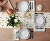 Bordslöpare Plaid Bee Geometry Table Runners Wedding Table Decoration Tabelduk Holiday Party Dining Decor Table Cover 231101