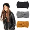 Parti Şapkaları Yeni Düğüm Knot Çapraz Kafa Bandı Kadınlar Sonbahar Kış Kış Saç Aksesuarları Meapwear Elastik Saç Band Saç Aksesuarları