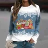 Men's Hoodies Sweatshirts Ladies Christmas Hoodies Winter Round Neck Shirt Ugly Lightweight Classic Printed Long-sleeved Sweatshirt Solid Xmas Top Sweater L231101