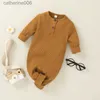 Combinaisons Nouveau-né bébé garçon vêtements 0 à 12 mois mignon Onesies pour bébé fille Style coréen à manches longues infantile barboteuse enfant en bas âge JumpsuitL231101