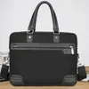 BRECTUCASES LAPTOP BAG POORCASE Kvinnor Messenger Men Business Handbag Travel Stora kapacitet Konferensfil Oxford Tyg