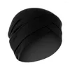 Berets Mode Frauen Solide Elastische Hut Muslimischen Krebs Chemo Wrap Cap Sommer Für Männer