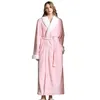 Vêtements de nuit pour hommes Femmes Flanelle Sexy Peignoir à revers Corail Velours Chemise de nuit chaude Sleep Lounge Pyjama Kimono Satin Pyjamas Demoiselle d'honneur Lingeries