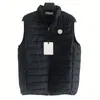 2023 Winter Mens Vests 외부웨어 가벼운 체중 수컷 코트 따뜻한 민소매 조끼 조끼 풍력 방풍 외투 야외 클래식 따뜻함 겨울 코트 남자 의류