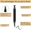 Eye Shadow/Liner Combination 2 in 1 Liquid Wing Stamp Eyeliner Waterproof Makeup Winged Eye Liner Pencil Black Customized Double Head Seals Pens Beauty 231031