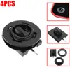 New 4Pcs/Set Fixing Grips Clamps Floor Holders Sleeves Premium Car Mat Holders Clips Car Mat Carpet Clip Black Car Accessories