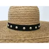 Chanles lady luxury Knitted hat Black Border Pearl Rice Straw Hat New ProductWinter fashion wear