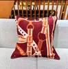 Taie d'oreiller de luxe design Housse de coussin en laine véritable et cachemire 3 couleurs grande taille 50 * 50 cm Housse de coussin à motif de corde classique pour intérieur et extérieur et cadeau