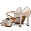 Tanzschuhe JuseDanc Damenschuhe, lateinamerikanische Tanzschuhe, Jazz-Tanzschuhe, Tango-Walzer-Hochzeitstanzschuhe, Kreuzriemen, Haut, High Heels, 231101