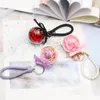 Decoratieve bloemen mode DIY bewaard eeuwige schattige sleutellink Real Rose Ball Freshing Roses Flower Christmas Valentijnsdag Geschenken