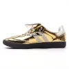 Wales Bonner Sliver Gold Sneaker Schuhe Klassiker Herrendesigner Männer Frauen Walking Trainer 36-45 BJWE