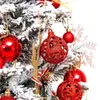 Kerstversiering 101 STKS Kerstbal Ster 6 cm / 3 cm Plastic Holle matte Kerstbal Ornamenten kerstboomversieringen voor Kerstfeest 231101