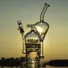 Bedwelmende Dikke Glazen Waskolf Handgemaakte Waterpijp Dab Rig Recycler Water Bong Pijpen Booreilanden Brander met Inline Percolator