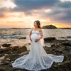 Maternity Dresses Lace Dress Gowns For Po Shoot Long Tulle White Pregnant Pregnancy Pography Props Maxi Gown