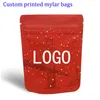 حفر الطباعة الرقمية Pringting 35g Mylar Bags Custom Print 7g Spel