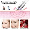 Brand explosion hot compress eye beauty instrument red and blue light eye importer black eye massage pen eye lifting beauty instrument