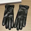 Ladies Leather Gloves Letter Designer Glove Outdoor Lambskin Mittens Warm Lining Mitten With Gift Box Christmas Birthday Gift