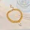 Brincos de colar Set Dropping Oil Double Double for Women Fashion Luxury Inclaid Peach Heart Pingente Chain Bracelet Acessory Gifts