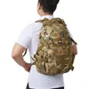 Backpack QT QY 40L Military Tactical Backpack for Men Camping Hiking Backpacks Reflective Outdoor Travel Bags Molle Climbing Rucksack Bag 231031