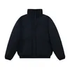 새로운 고품질 디자이너 두꺼운 두꺼운 에센스 다운 코트 패션 브랜드 온통 인쇄 편지 하이 스트리트 유니esx 느슨한 두꺼운면 코트 코트 코트 코트