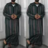 Vêtements ethniques Ramadan Robe musulmane Abayas Dubaï Dubaï Costumes islamiques à capuche à capuche