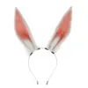 Ani Bunny Girl Anime jeu lapin bandeau mignon rose oreilles en peluche chapeaux Cosplay cosplay