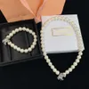 Collier de créateur, bracelet, nœud de luxe intégré, ensemble de colliers de perles en zircon, bijoux pour femmes, mariage, banquet, cadeaux de haute qualité, vente en gros