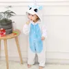 Piżama kigurumi kot karze dzieci jednorożec piżama dla dzieci koc kreskówki śpioche dla dzieci kostium zimowy chłopiec jumspuit 231031