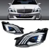 W221 헤드 라이트를위한 자동 부품 2006-2009 S300 S400 Maybach 스타일 전체 LED 헤드 라이트 주간 조명 액세서리