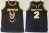 Film Black Panther Maglie WAKANDA Basket 1 Tchalla 2 Hillmoager Erik Killmonger University Ricamo Team College Per gli appassionati di sport Uomo traspirante NCAA