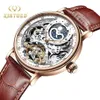 Kinyued Skeleton Watches Механические автоматические часы Men Sport Clock Casual Business Moon Watch Watch Relojes hombre 220407231d