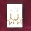 Stud Earrings European And American Fashion Body Pendant Five-pointed Star Big Eyes Naked Woman Face